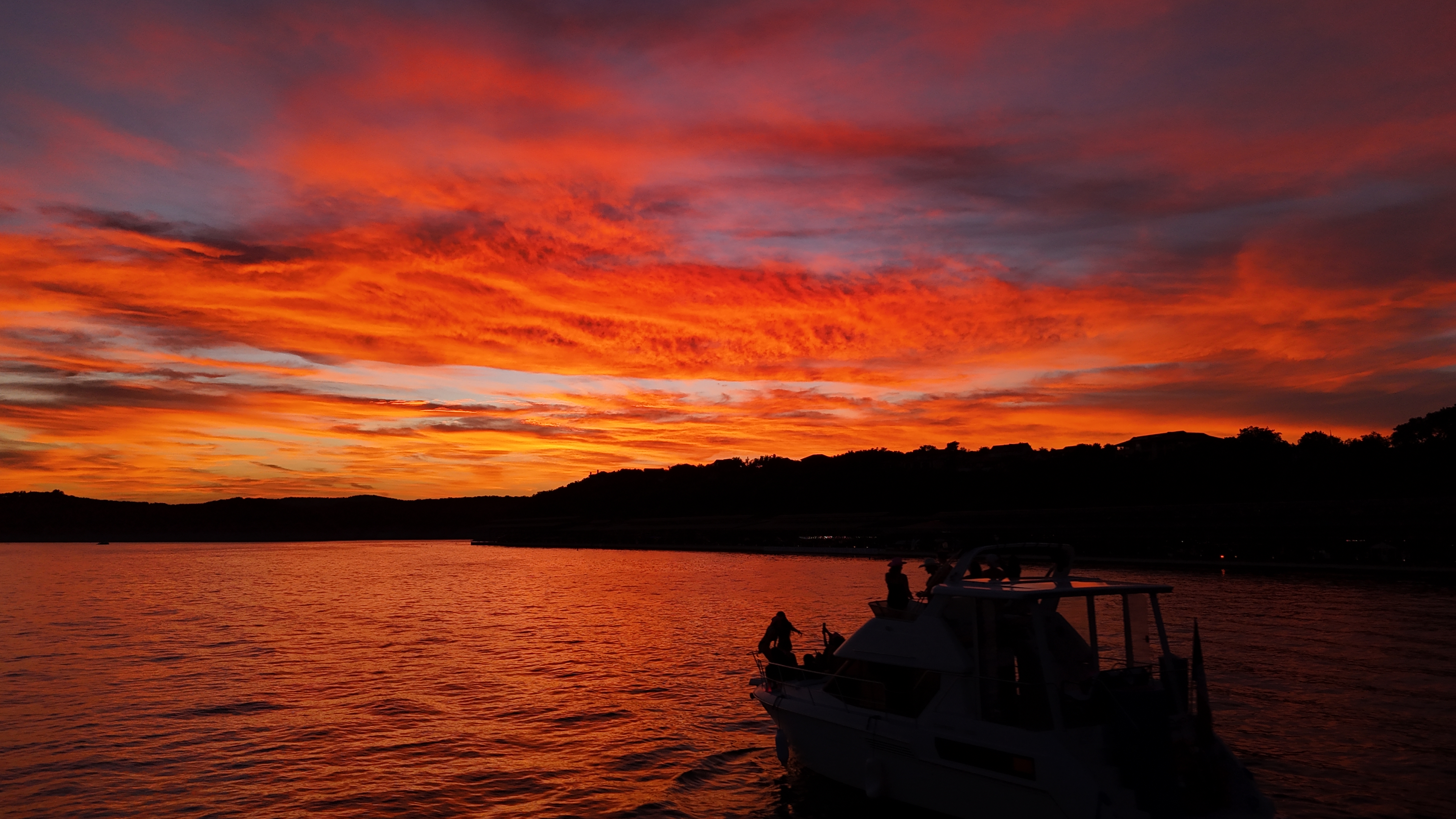 Sunset cruise on Lake Travis Austin Texas